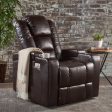 Wide Power Standard Recliner Chair With Arm Storage With USB Online Sale