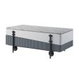 Wilkins - High Gloss Coffee Table With Lift Top - Gray   White Cheap