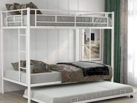 Twin Over Twin Bunk Bed With Trundle Discount