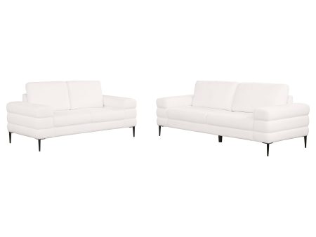 Jessel - Chenille Upholstered Sofa Set Online Hot Sale