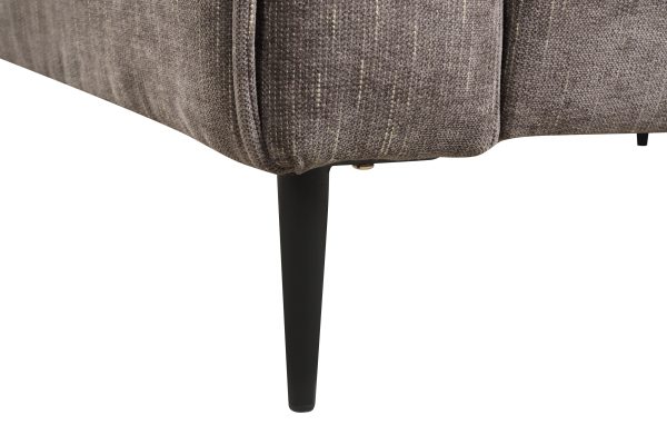 Valentina - Chenille Chair With Metal Legs And Throw Pillow For Sale