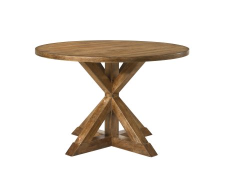 Wallace II - Weathered Dining Table - Oak For Cheap