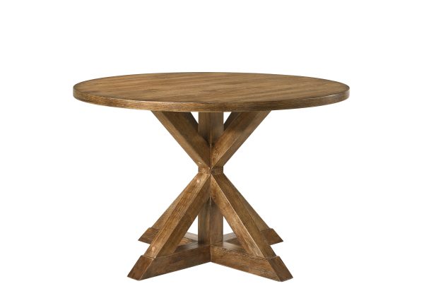 Wallace II - Weathered Dining Table - Oak For Cheap