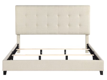 Tufted Upholstered Platform Bed Hot on Sale