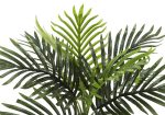 20  Tall, Artificial Plant, Palm, Indoor, Faux, Fake, Table, Greenery, Potted, Real Touch, Decorative - Green   Black Online now