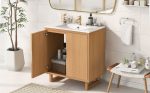 Bathroom Vanity Set With Sink, Combo Cabinet, Bathroom Storage Cabinet, Solid Wood Frame Discount