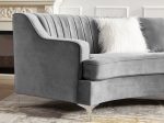 Velvet Curved Sofa Hot on Sale