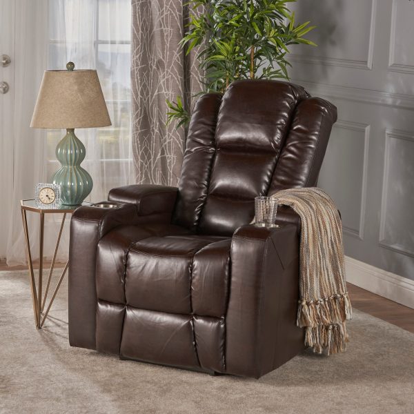 Wide Power Standard Recliner Chair With Arm Storage With USB Online Sale