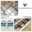 Weatherproof Outdoor Chicken Coop With Waterproof Pvc Roof. Outdoor Chicken Coop With Removable Bottom For Easy Cleaning, Large Space Coop Suitable For 5-7 Chickens - White Sale