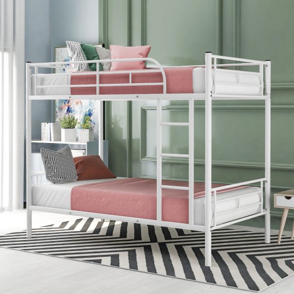 Twin Over Twin Metal Bunk Bed Online Hot Sale