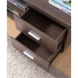 Home Entertainment Console, TV Stand With 4 Drawers, 2 Shelves - Walnut Oak Online Hot Sale