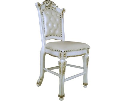 Vendome - Antique Counter Height Chair (Set of 2) - White Online now