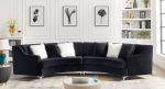 Velvet Curved Sofa Hot on Sale