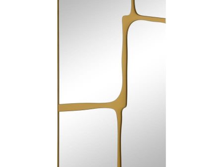 Kimberly - Kintsugi Style Wall Mirror - Gold Discount