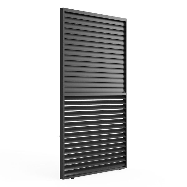 Louver Grille 1   3 13Ft Frame & Louvers - Black Online Sale