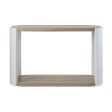 Zoma - High Gloss Sofa Table - Oak   White Online Sale