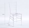 Welding Chair, Dining Chair, Plastic Seat (Set of 4) - Transparent Hot on Sale