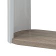 Zoma - High Gloss Sofa Table - Oak   White Online Sale