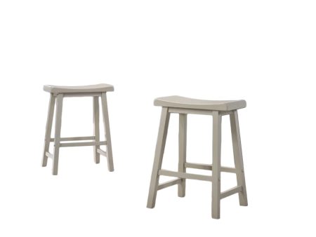 Alonzo - 17.5  Backless Ergonomic Counter Height Stool (Set of 2) Online Hot Sale