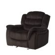 Classic Design, Plush Fabric, Glider Recliner on Sale