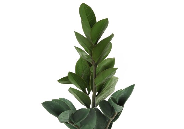 20  Tall, Artificial Plant, Zz, Indoor, Faux, Fake, Table, Greenery, Potted, Real Touch, Decorative - Green   Gray Online