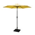 8.8  Outdoor Aluminum Patio Umbrella With 42 Pound Square Resin Umbrella Base Online