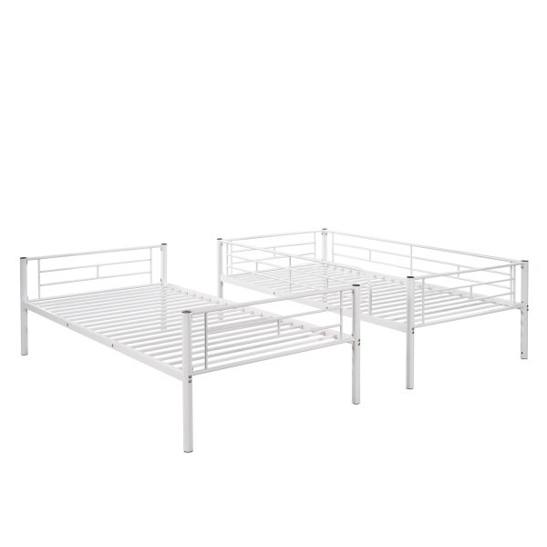 Twin Over Twin Metal Bunk Bed Online Hot Sale