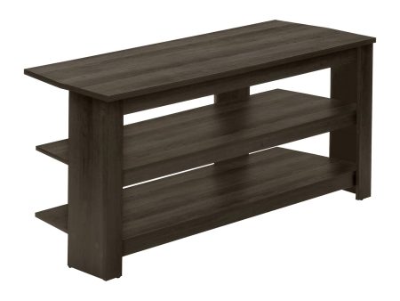 TV Stand, Console, Media Entertainment Center, Storage Shelves, Living Room, Bedroom, Contemporary, Modern - Oak Sale