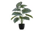 24  Tall, Artificial Plant, Calathea, Indoor, Faux, Fake, Table, Greenery, Potted, Real Touch, Decorative - Green   Black Discount