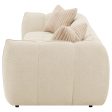 Winchester - Boucle Upholstered Extra Long Sofa - Sand Pebble Cheap