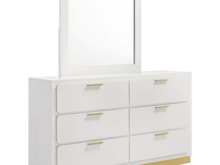 Caraway - 6-Drawer Bedroom Dresser With Mirror Online Hot Sale