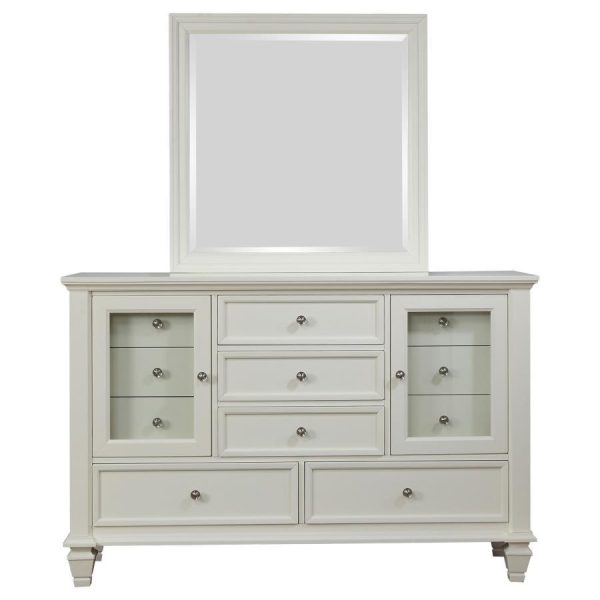 Sandy Beach - 11-drawer Dresser With Mirror Cheap