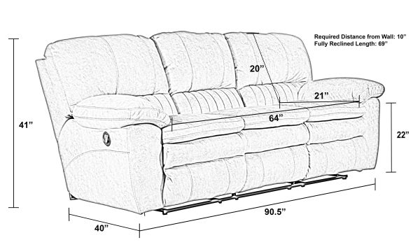 Reyes - Lay Flat Reclining Sofa Hot on Sale