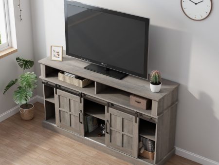 TV Stand With Storage Cabinet And Shelves, TV Console Table Entertainment Center For Living Room, Bedroom Hot on Sale