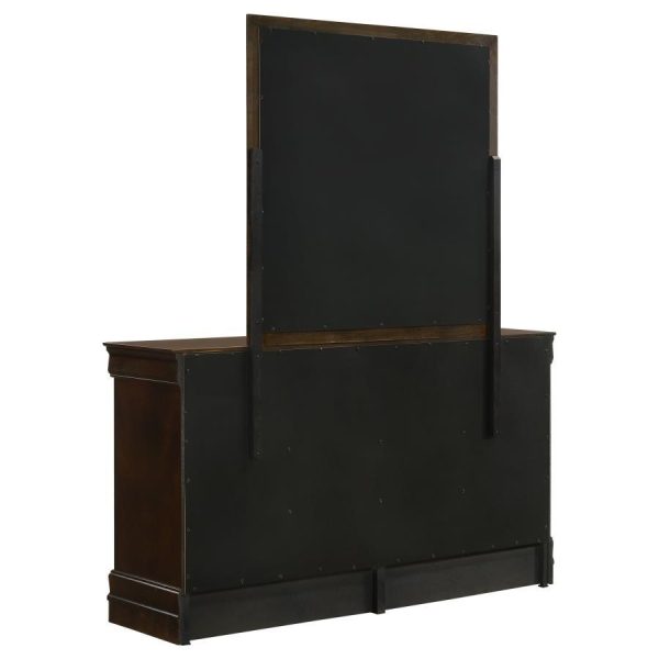 Louis Philippe - 6-drawer Dresser With Mirror on Sale