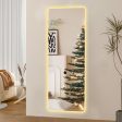 Full Length Mirror Lighted Vanity Body Mirror LED Mirror Wall-Mounted Mirror Big Size Rounded Corners, Bedroom, Living Room, Dressing Room, Hotel - Clear Online Hot Sale