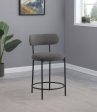 Viola - Boucle Upholstered Bar Stool (Set of 2) Hot on Sale