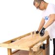 Wood Workbench For Garage Workshop And Home - Natural Discount