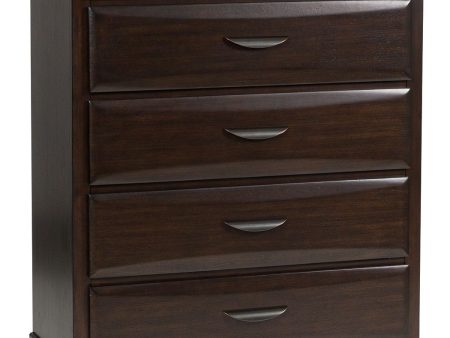 Vanmore - Dark Brown - Five Drawer Chest Online Sale