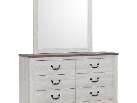 Stillwood - 6-Drawer Dresser With Mirror - Vintage Linen Online now