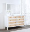 Bexhill - 10-Drawer Dresser And Mirror - White For Discount