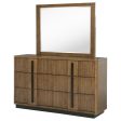 Terrace - 6-Drawer Dresser And Mirror - Ash Brown Cheap