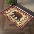 Nature s Nest - 5 3  X 7 3  Lodge Area Rug - Multi, Red Online Hot Sale