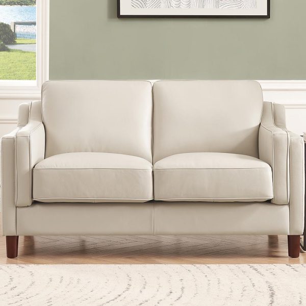 Bella - Top Grain Leather Loveseat on Sale