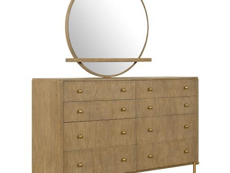 Arini - 8-Drawer Bedroom Dresser With Mirror For Cheap