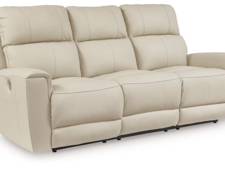 Dahlmoore - Almond - Power Reclining Sofa Hot on Sale