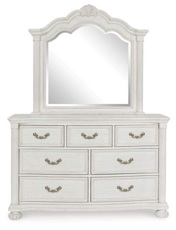 Montelaine - Antique White - Dresser And Mirror Online Sale