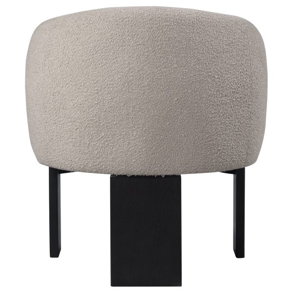 Valdez - Boucle Upholstered Barrel Back Accent Chair Hot on Sale