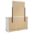 Louis Philippe - 6-Drawer Dresser And Mirror - White Supply