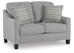 Adlai - Shadow - Loveseat Online